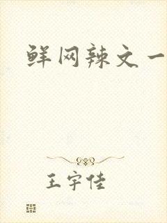 鲜网辣文一对一