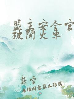 盟主安全官泰国被开火车