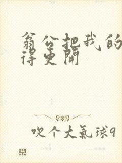 翁公把我的腿分得更开