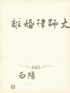 离婚律师大结局