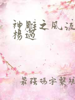 神雕之风流浪子杨过