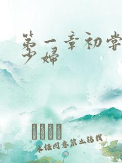 第一章初尝云雨少妇