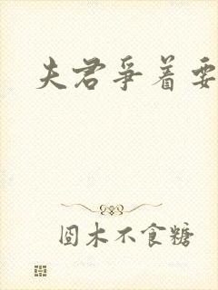 夫君争着要我宠