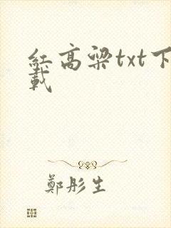 红高粱txt下载