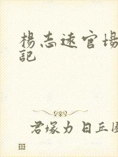 杨志远官场飙升记