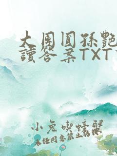 大团圆孙艳梅阅读答案TXT下载