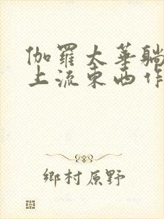 伽罗太华躺在床上流东西作业