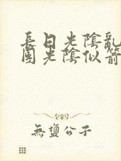 长日光阴乱作一团光阴似箭