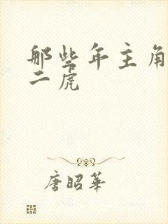 那些年主角是贾二虎