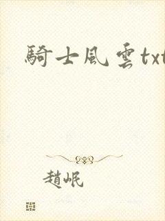 骑士风云txt