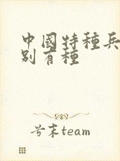 中国特种兵之特别有种