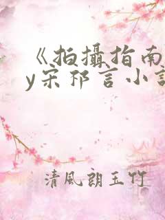 《拍摄指南》by宋祁言小说