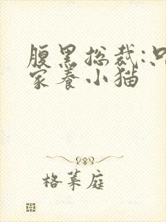 腹黑总裁:只疼家养小猫