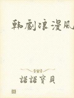 韩剧浪漫风暴