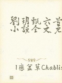 刘玥甄六兮寅肃小说全文免费阅读