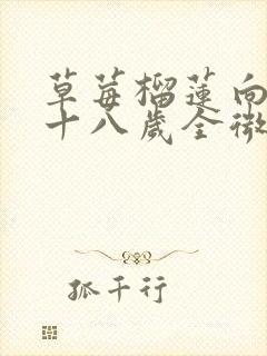 草莓榴莲向日葵十八岁全微糖