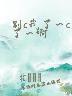别c我了～c烂了～啊