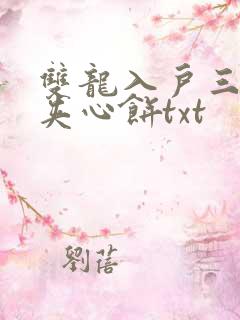 双龙入户三人行夹心饼txt