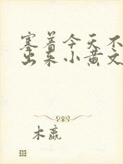 塞着今天不准拿出来小黄文