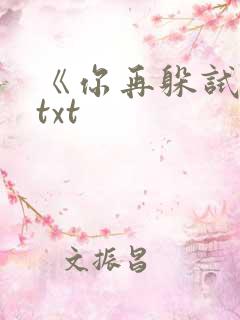《你再躲试试》txt