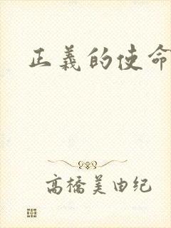 正义的使命小说