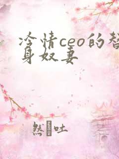 冷情ceo的替身奴妻