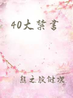 40大禁书