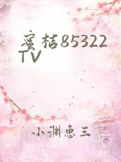蜜桔85322TV