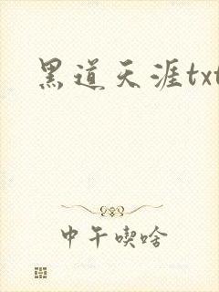 黑道天涯txt
