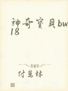 神奇宝贝bw118