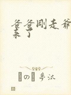 爸爸刚走爷爷就来了