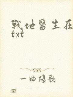 战地医生在都市txt