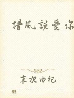 借风说爱你