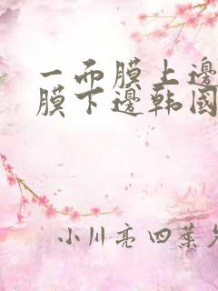 一面膜上边一面膜下边韩国