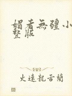 媚者无疆小说完整版