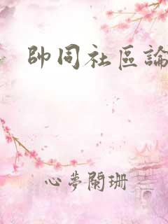 帅同社区论坛
