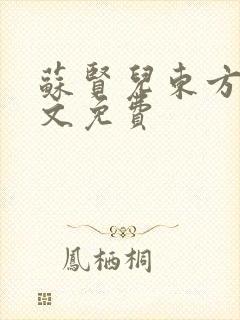 苏贤儿东方衍全文免费