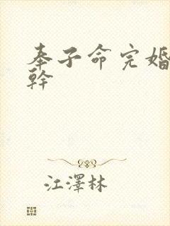 奉子命完婚 高干