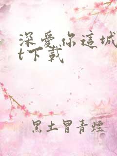 深爱你这城txt下载