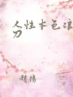 人性本色浪子小刀