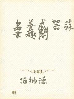 名养成器苏沫沫笔趣阁