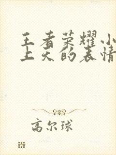 王者荣耀小乔爽上天的表情