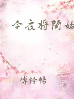 今夜将开始小说