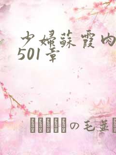 少妇苏霞肉欲第501章