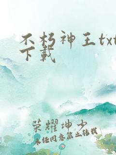 不朽神王txt下载