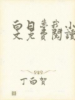 白日梦我小说全文免费阅读