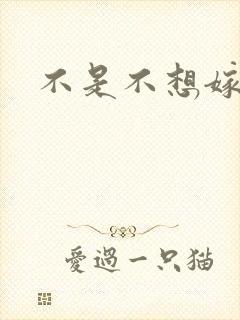 不是不想嫁全集