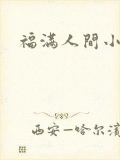 福满人间小说