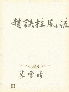 赵铁柱风流小说