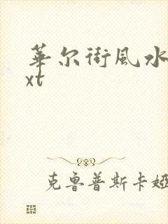 华尔街风水师txt